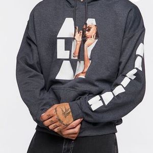 Aaliyah Graphic Drawstring Hoodie